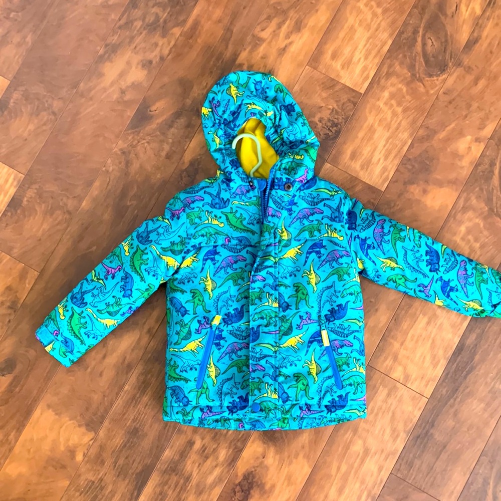 BOYS WINTER DINOSAUR JACKET SIZE 4T